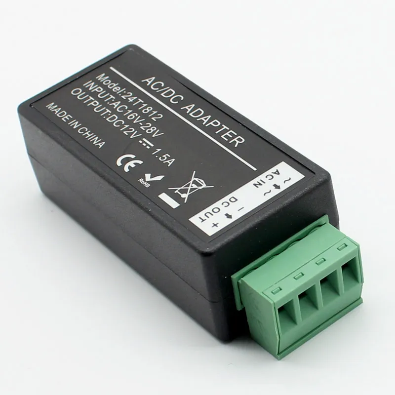 

AC to DC power converter AC/DC Adapter AC16V-28V input to DC12V output AC24V to DC12V power module