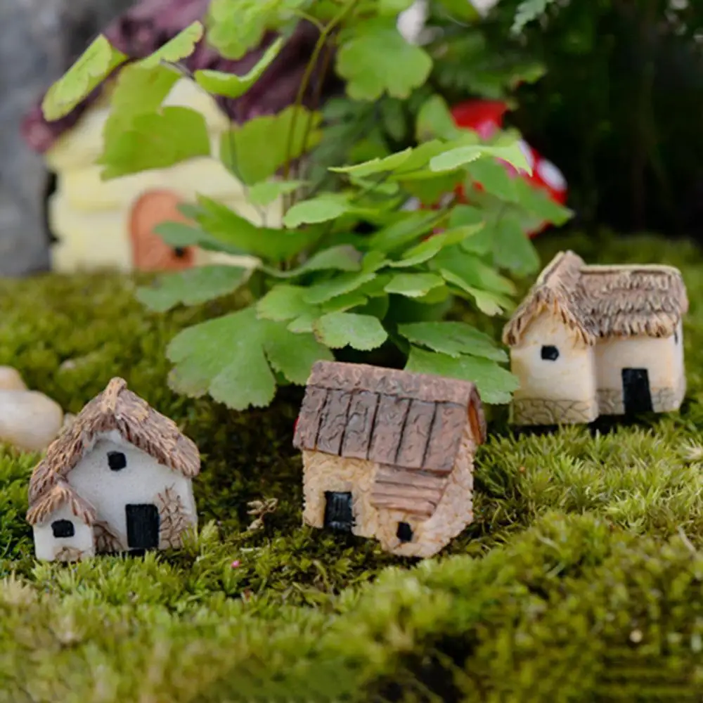 Strohstein: Miniaturdeko für den Garten und das Zuhause