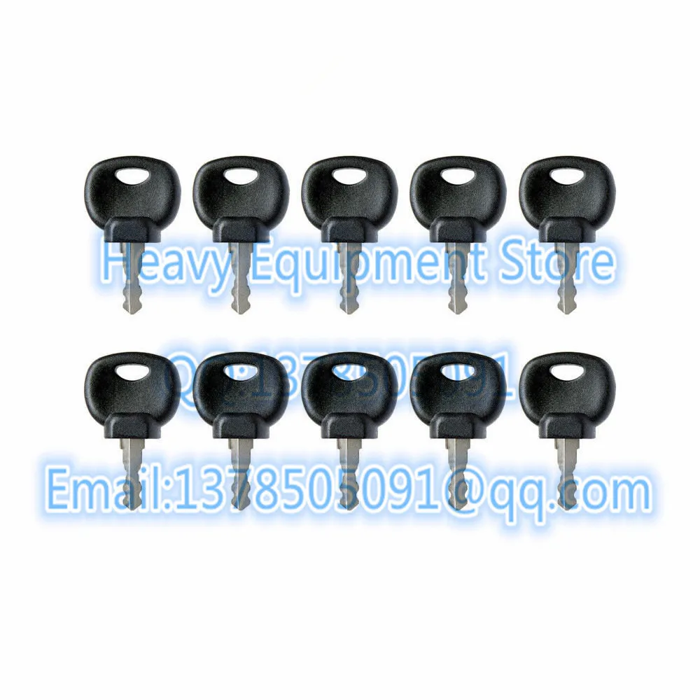 

10Pcs 14707 Keys For JCB Bomag & Hamm Roller and Compaction Equipment Ignition Free Shipping