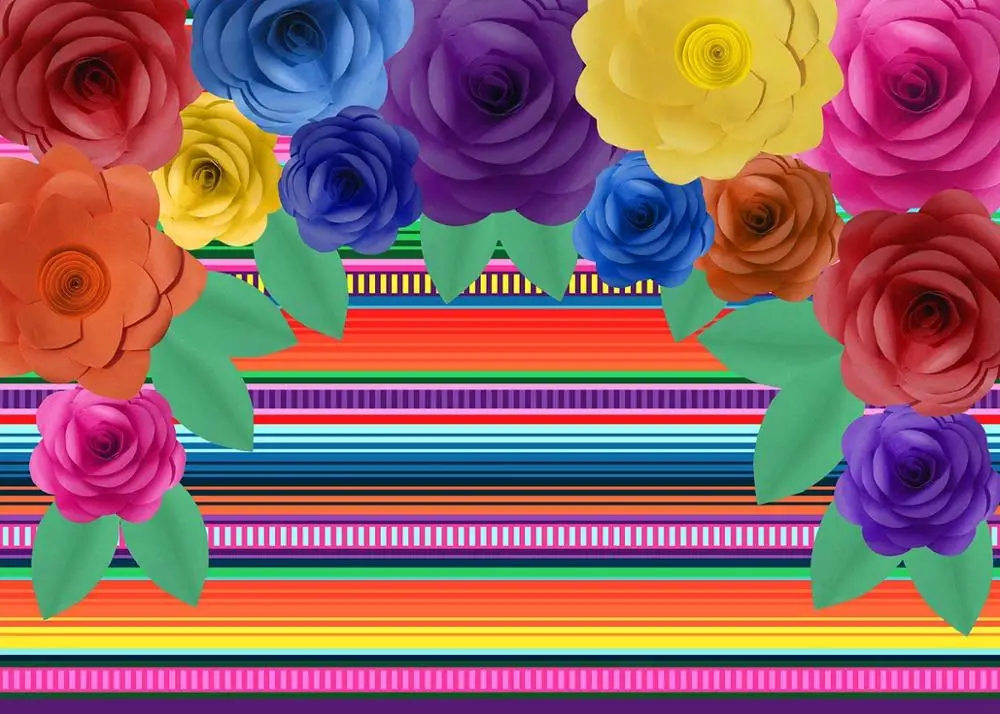 Capisco – arrière-plan De fête à thème Fiesta, Festival mexicain, décor De Table, bannière, stand De photos pour enfants