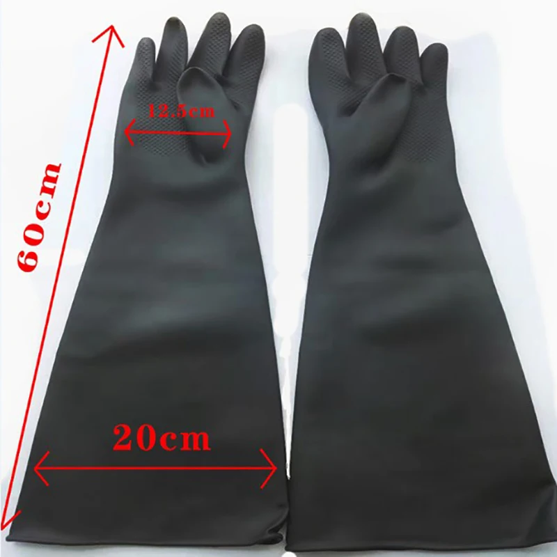 Sand Blasting Gloves for Sandblast Cabinet Gloves 60x20cm