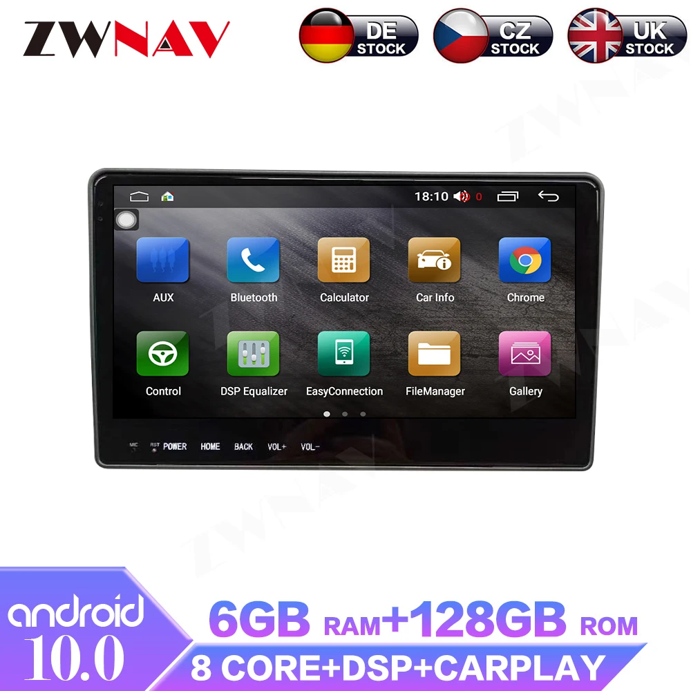 9 inch Android 10 6G+128G Car Multimedia player For Buick Royaum Car GPS Navigation Head unit Radio Recorder Stereo