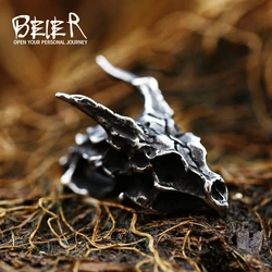 Stainless Steel Ferocious Animal Pendant Chain Necklace men Jewelry BP8-503