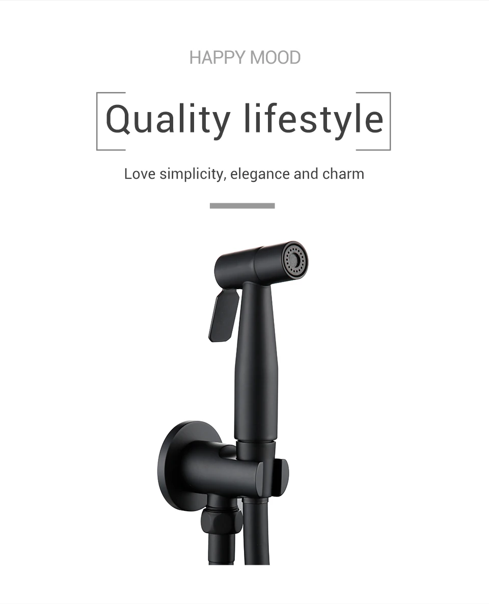 Hersteller Großhandel Marketing Orb Wc Hand Bidet Sprayer Kit Mit Schlauch Und Halterung Halter Wand Bad Wasserhahn – Detail 6