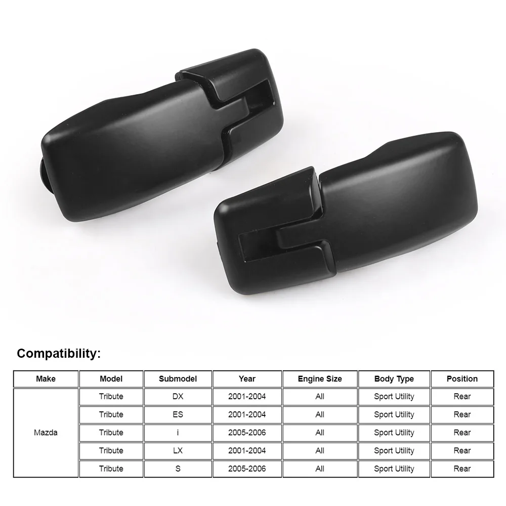 Liftgate Tailgate Glass Hinge Pair 924-119 For Mazda Tribute 01 02 03 04 05 06  ECY1622AXA ECY1632AXA