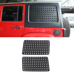 for Jeep Wrangler JK 2011 2012 2013 2014 2015 2016 2017 4-Doors Rear Car Door Triangle Glass Panel Cover Auto External Accessory