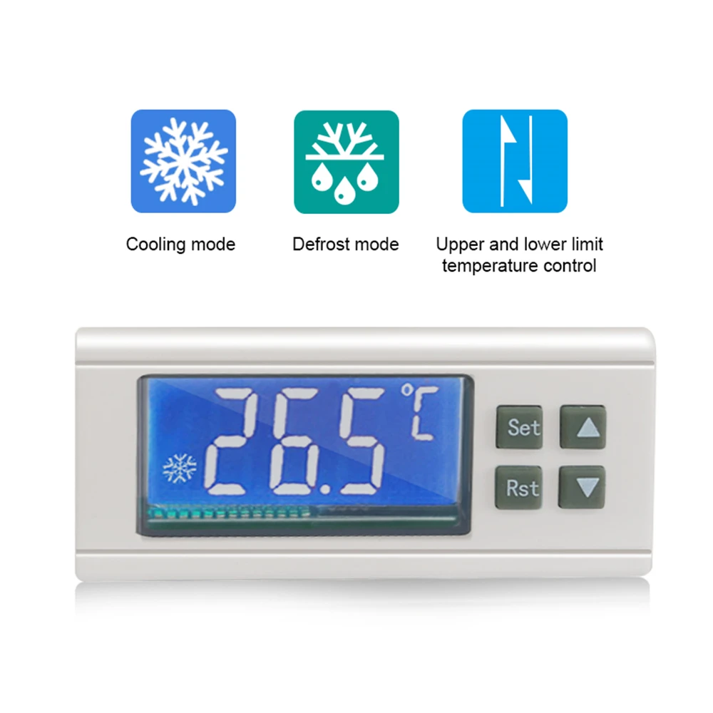 STC-8080A+ Digital Temperature Controller Refrigerator Thermostat Automatic Defrost Timer Alarm Function 12V 24V 220V