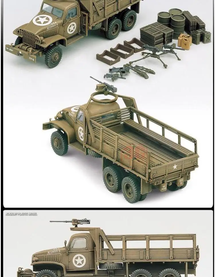 Academy AC13402 1/72 US CARGOTRUCK & ACCESSORY model kit