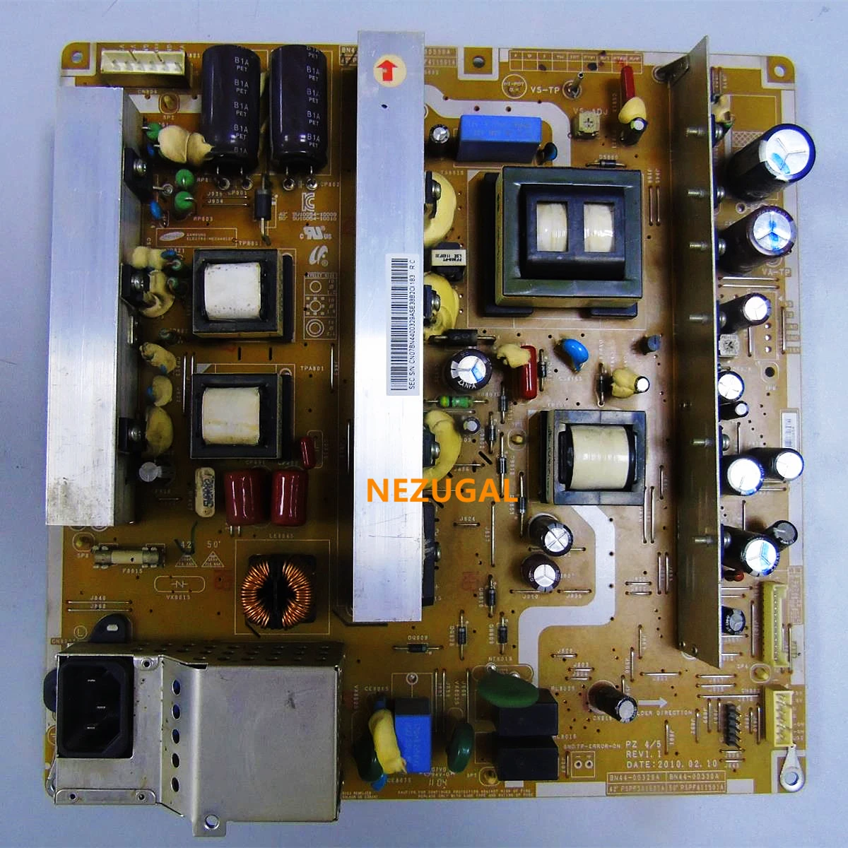 Buena prueba para placa de alimentación PS42C350B1, BN44-00329A, PSPF301501A, BN44-00330A