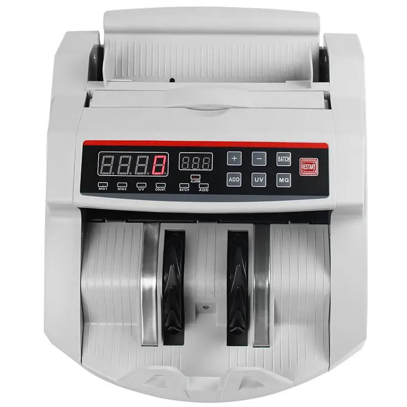 Contatore di banconote per soldi 1000 pz/min 80W valuta contante macchina UV MG rilevazione falsa con Display a LED