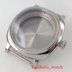 Fit NH35 NH36 NH34 ETA2824 PT5000 Movement 42MM Polished Stainless Steel Automatic Watch Case Sapphire Crystal 200M Waterproof