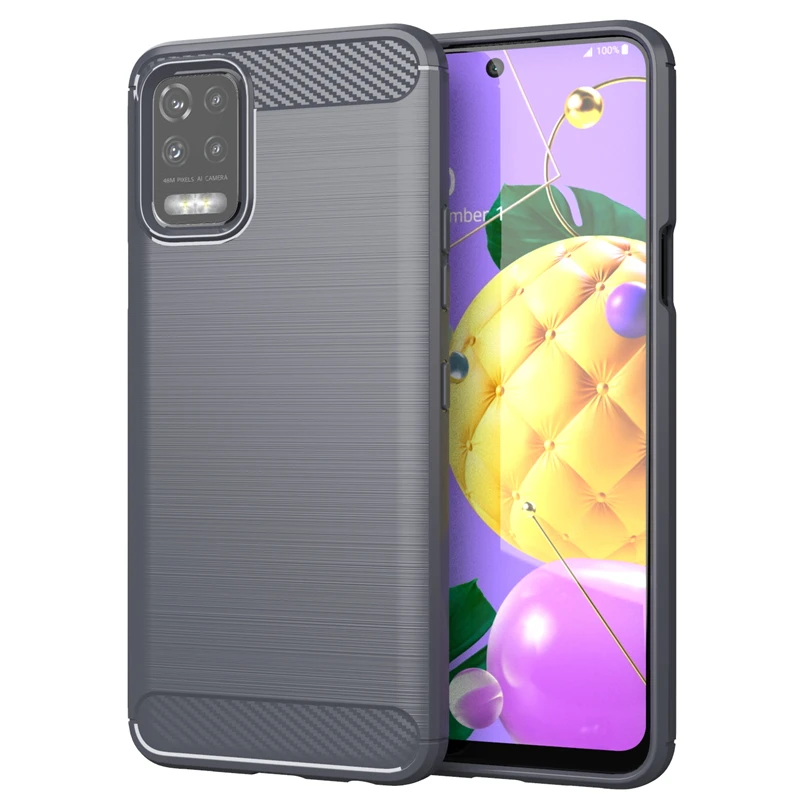 For LG K52 Case Soft Silicone Cover for LG K52 K62 K22 K92 K42 Case Armor Cover Rubber Fundas TPU Case For LG K52 Cover