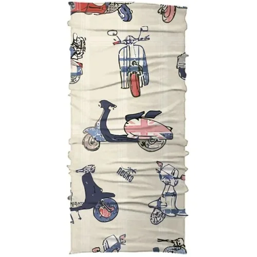 

Necko Retro Vespa Buff Bandana Face Mask-DN0069 444958559