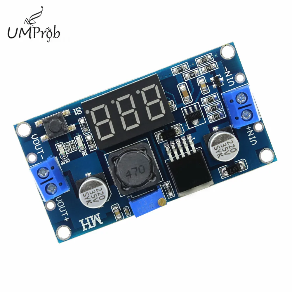 LM2596 DC Step Down Module LM2596S DC 4.0~40V To 1.25-37V Adjustable Voltage Regulator With LED Voltmeter