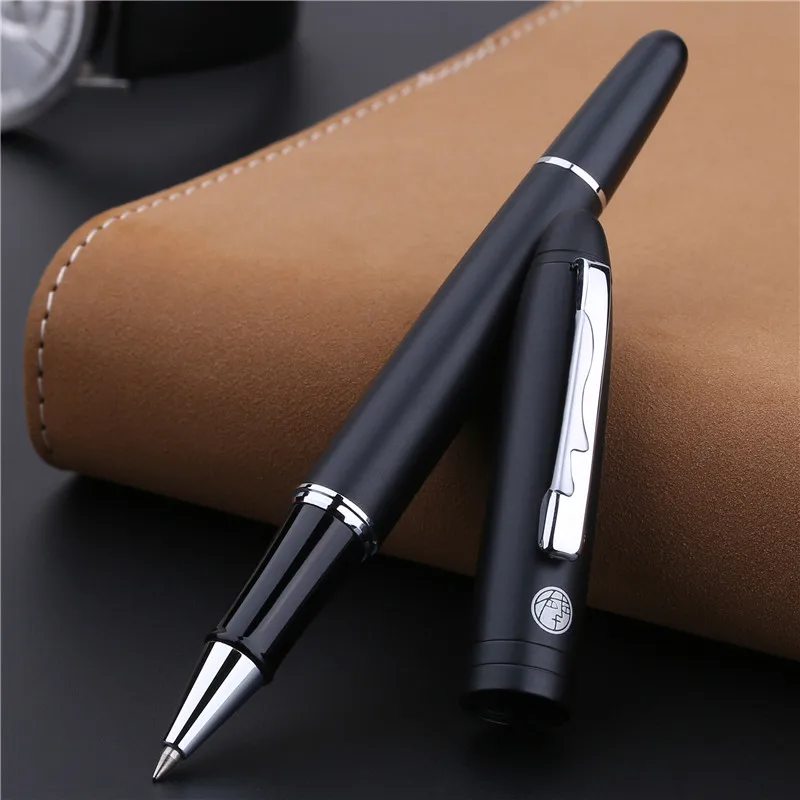 

Picasso 932 Inherit Matte Black Roller Ball Pen with Ink Refill, Noblr Gift Box Optional Office Business School Writing Gift
