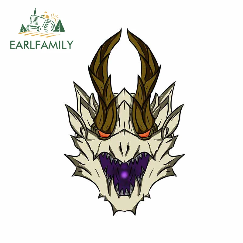 EARLFAMILY 13cm x 8.5cm for The Heavenly Revolving Dragon Car Sticker Family Creative Personality Bumper Waterproof Trunk Decal