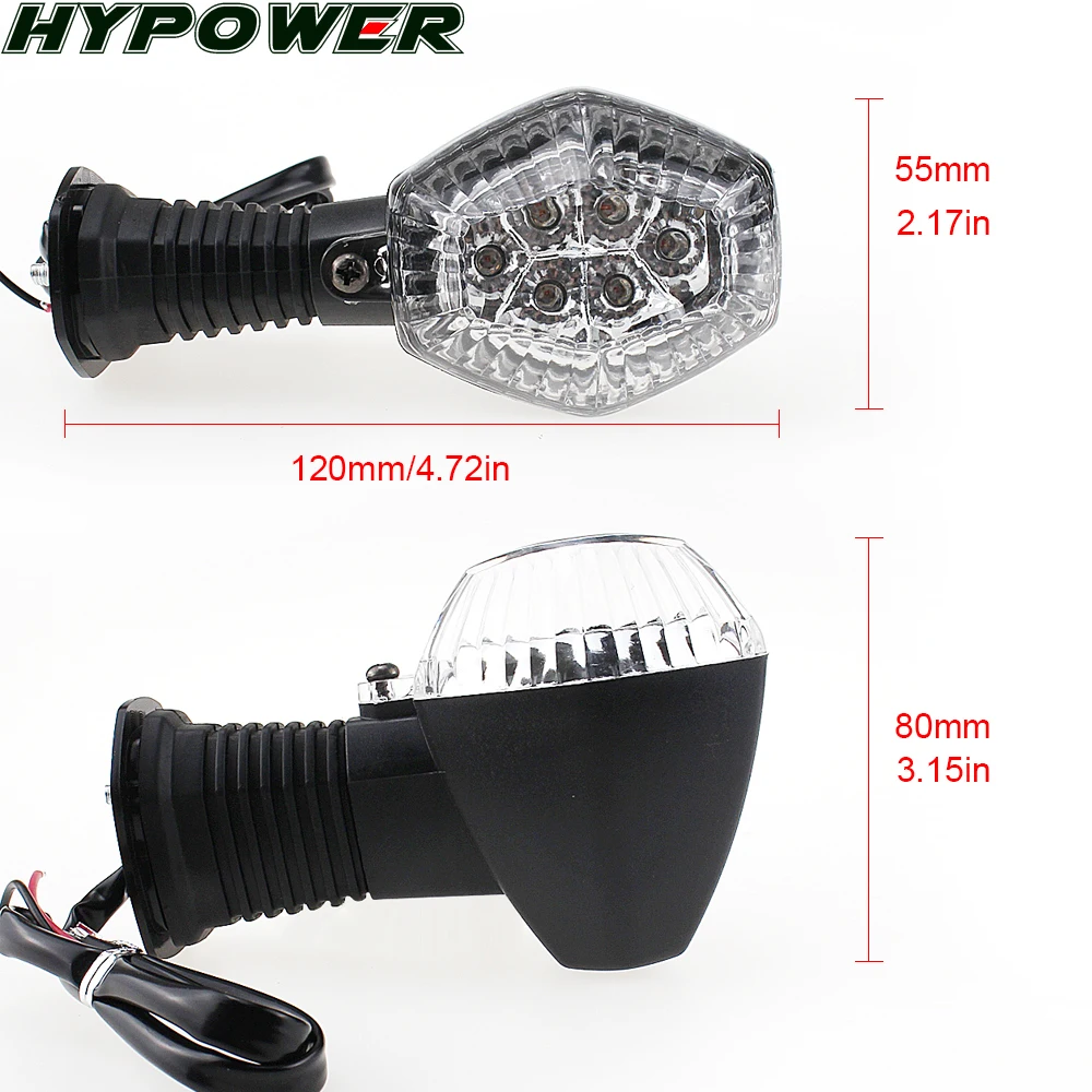 Front Turn Signal Indicator Light for SUZUKI DL 650 Vstrom 04-11 DL 1000 Vstrom 06-12 Motorcycle Accessories Blinker Lamp