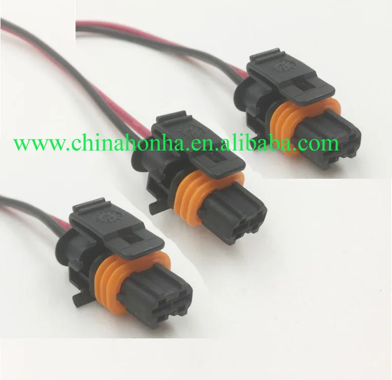 

Female 2 Pin/ways Wire harness sealed waterproof Auto Connector 1 928 403 137 1 928 404 072 For Bosch with wire or without wire