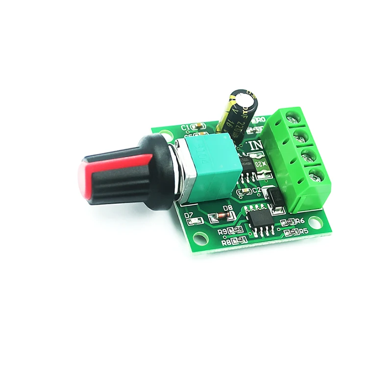 1Pcs DC 1.8V 3V 5V 6V 12V 2A PWM Motor Speed Controller Low Voltage Motor Speed Controller PWM 0~100% Adjustable Drive Module