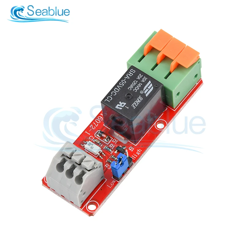 Relay Module 1/2/4/8/16 Channel High/Low Level Delay Relay Adjustable Disconnect Control Module AC 125V/20A  DC 14V/20A 5V