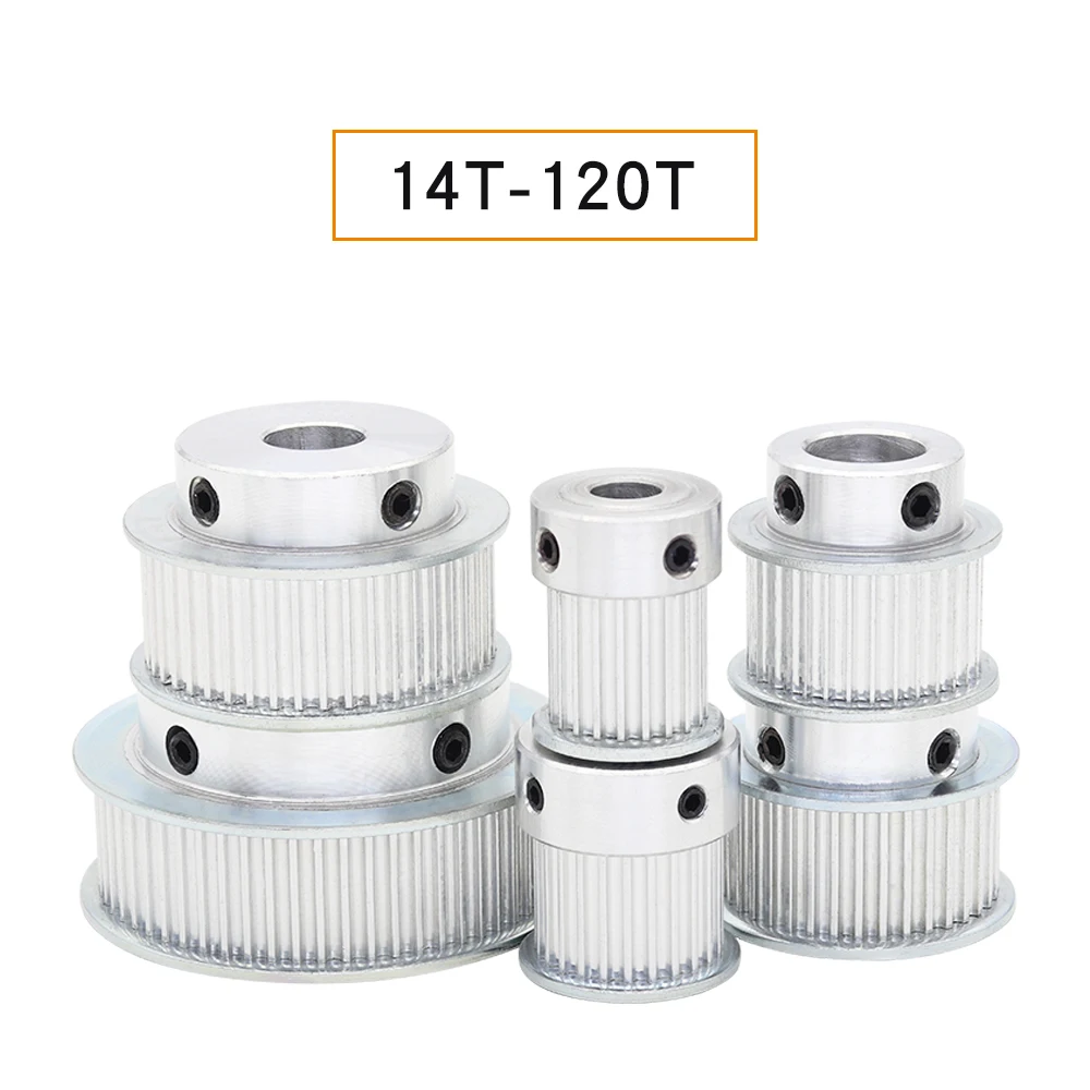 Ruedas de polea para Motor de aleación, ruedas de 3M-42T/44T, tamaño de orificio 6/8/10/12/14/15/16mm, paso de dientes de 3,0mm para ancho de 15mm, correa de distribución de 3M