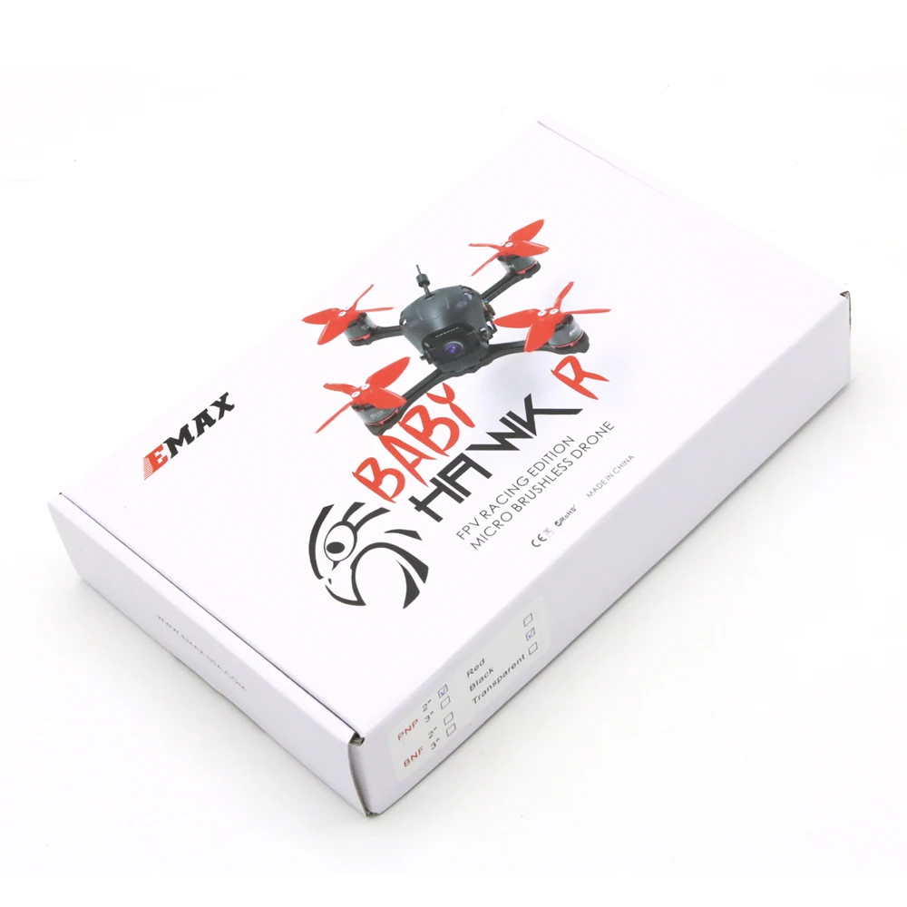 EMAX Babyhawk Race 112mm RS1106 5.8g VTX switchable 25/200mw Micro CCD Sensor Camera FPV Racing Drone Quadcopeter