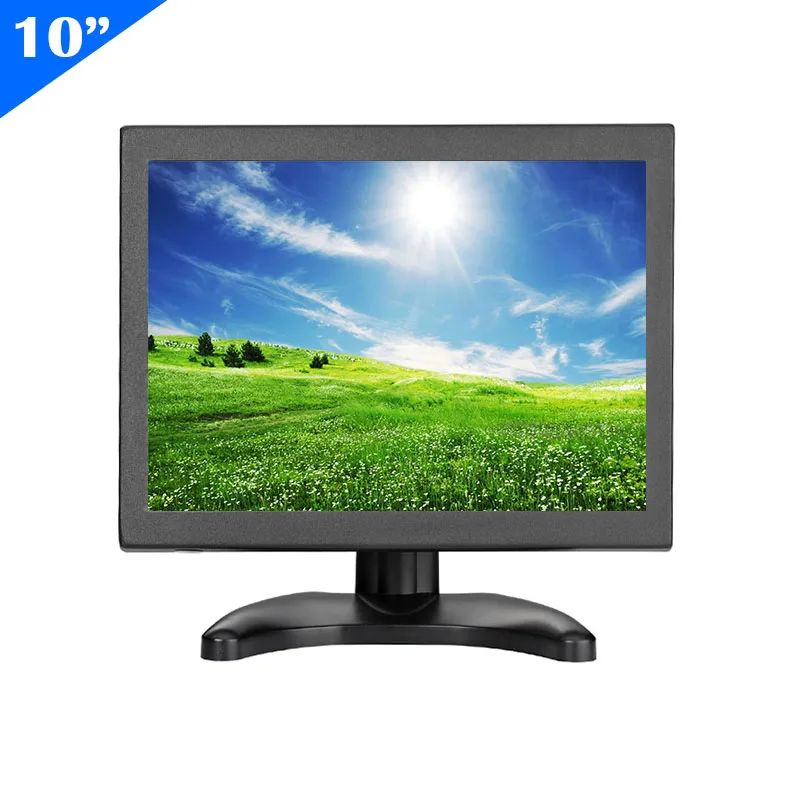 ZHIXIANDA 10 Inch LCD Industrial Monitor Display With BNC HDMI AV VGA USB Input