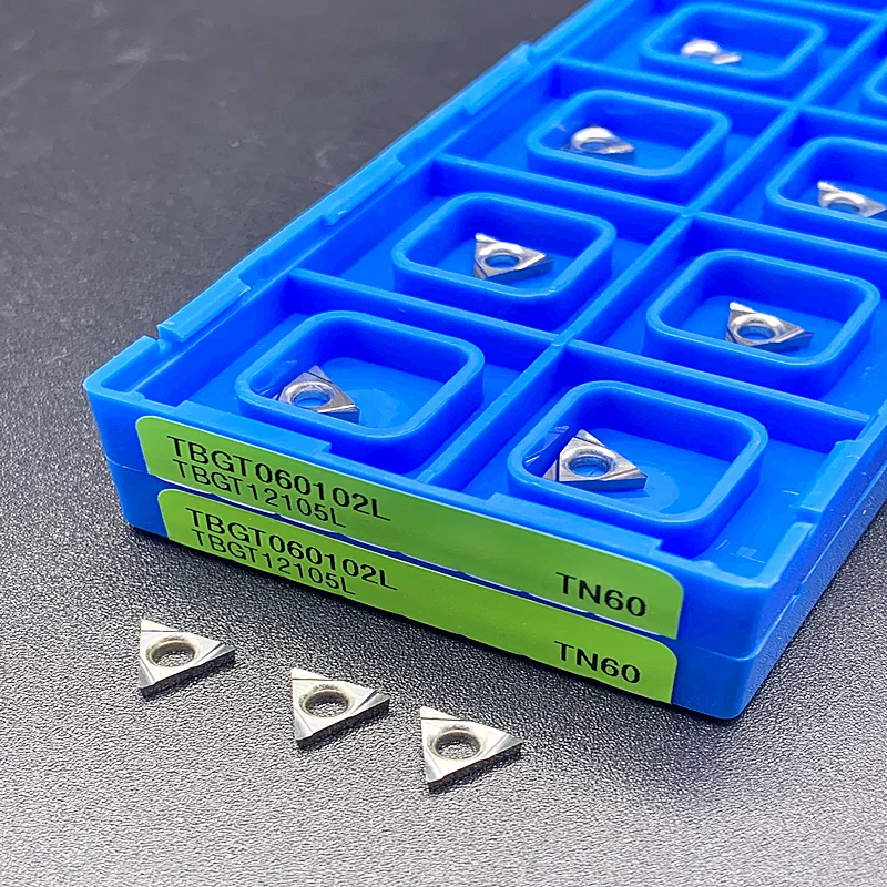 Hoja de carburo cementado TBGT060102L TBGT060104L TPGH080202L TPGH080204L TPGH090202L TPGH090204L TPGH110302L TPGH110304L TN60