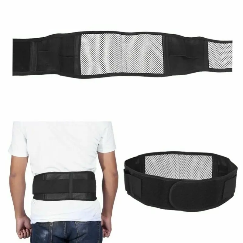 Adjustable Waist Tourmaline Self heating Magnetic Therapy Back Waist Support Belt Lumbar Brace Massage Band Health Care new