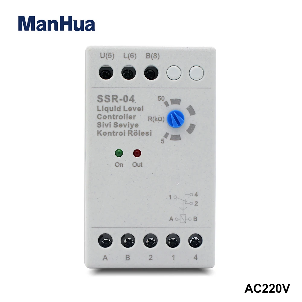 ManHua 50/60Hz Liquid Level Controller Relay SSR-04