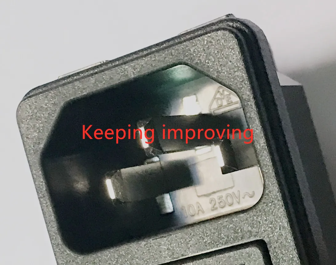 Original new 100% two-in-one socket SS-120-BEL3BB81 socket with black switch 15A250V