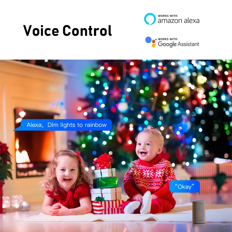 Globe Fairy Lights Outdoor RGB Garland LED String Light Festoon LED Light Christmas Tree Decor Smart Life With Alexa Google