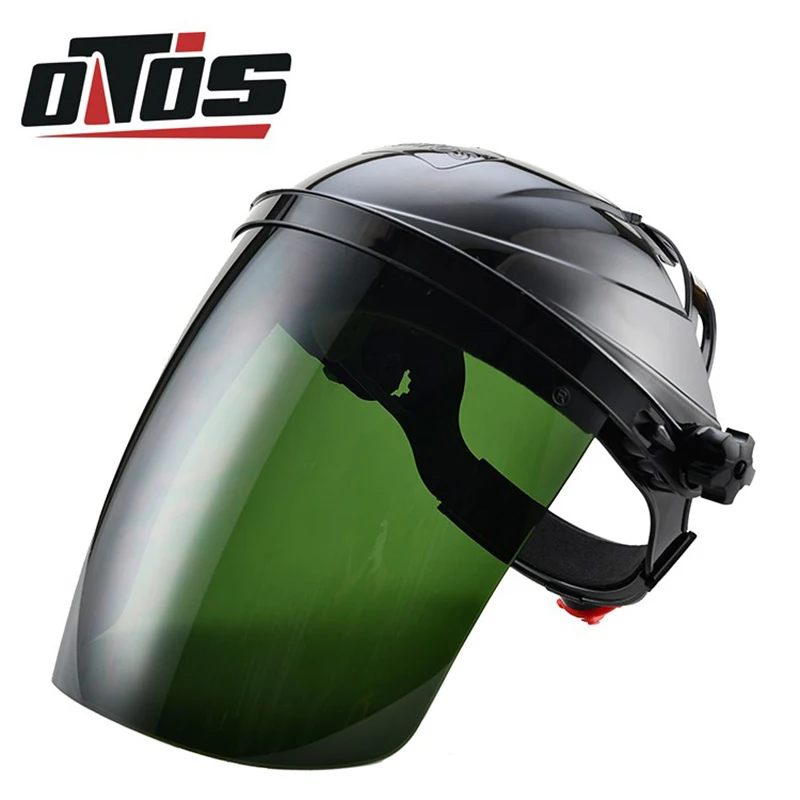 OTOS Protective Face Mask Helmet Head Mounted Gas Shielded Welding Breathable Cap UV Eye Protection Anti Baking Face