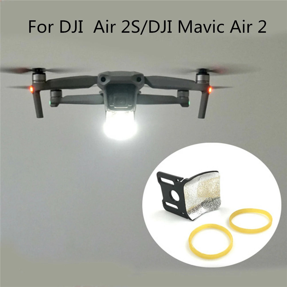 Night Flying Light Searchlight LED Lamps Reflector Set for DJI  Air 2S/DJI Mavic Air 2