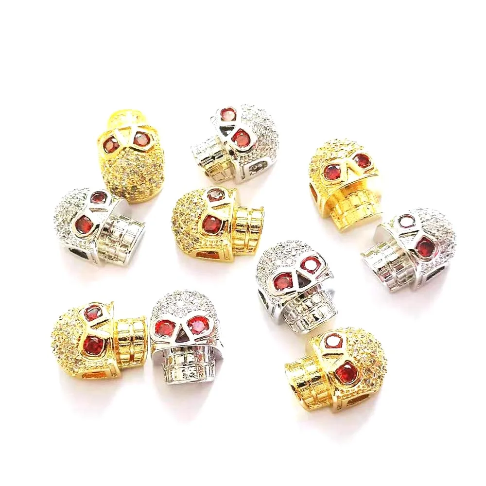 

20pcs CZ bead spacers for women DIY jewelry accessories S17