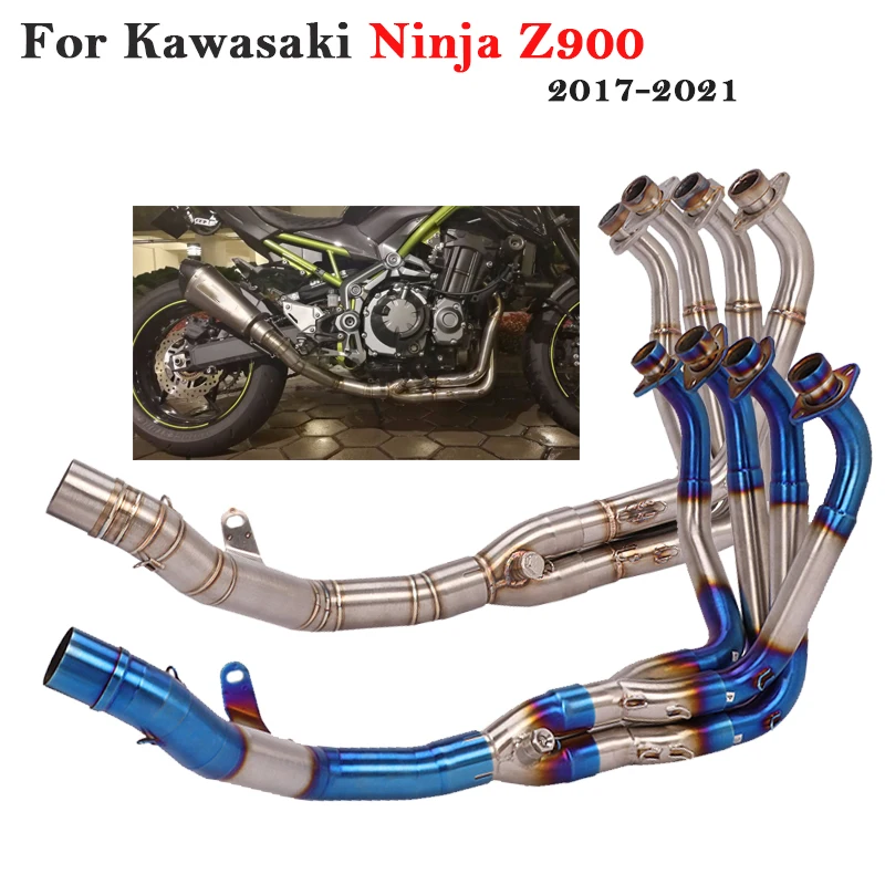 

For Kawasaki Ninja 900 Z900 2017 2018 2019 2020 2021 Motorcycle Exhaust Escape Full System Modified Front Middle Link Pipe 51mm