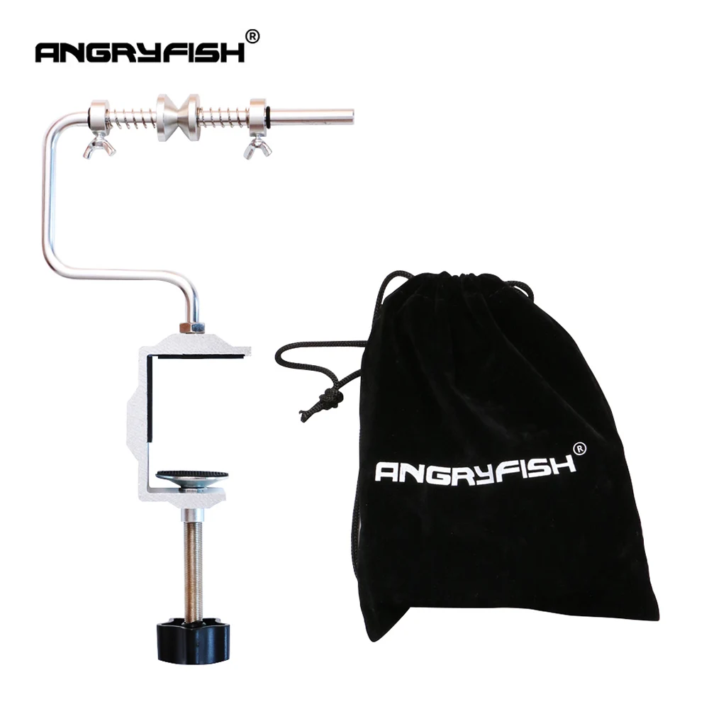 Angryfish Fishing Line Spooler With Clamp Fishing Reel Line Spool Spooler System Curved Fishing Line Winder