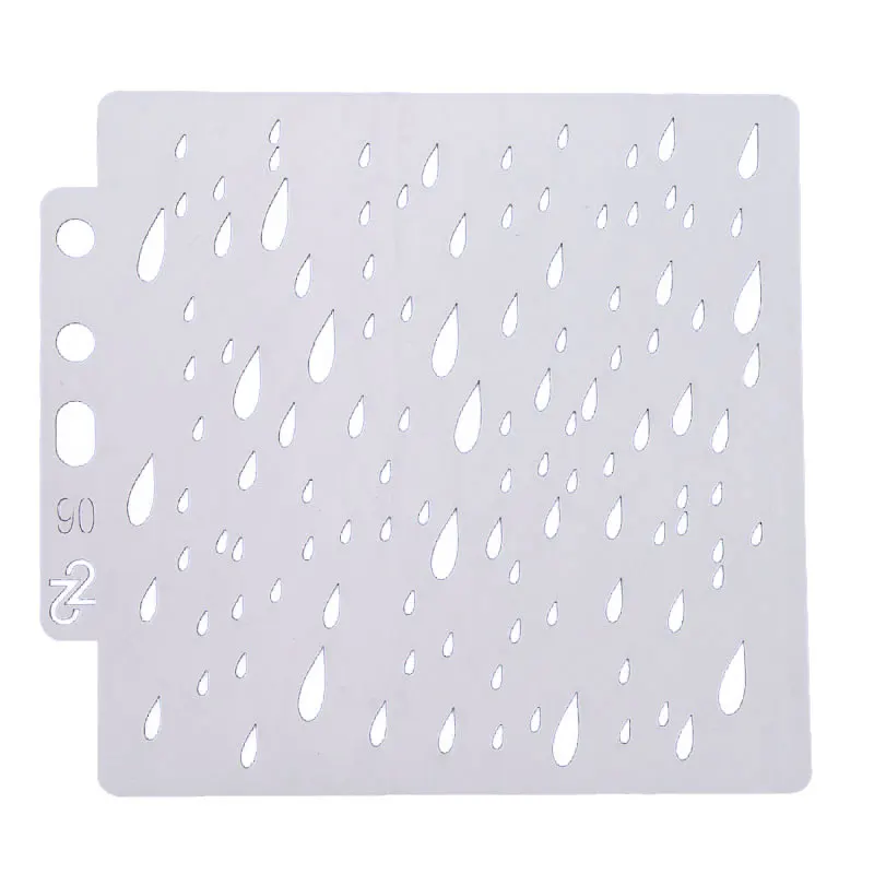 Raindrop DIY Layering Stencils Wall Painting Scrapbooking New Design Coloring Embossing Crafts Decoration Paper Card Template