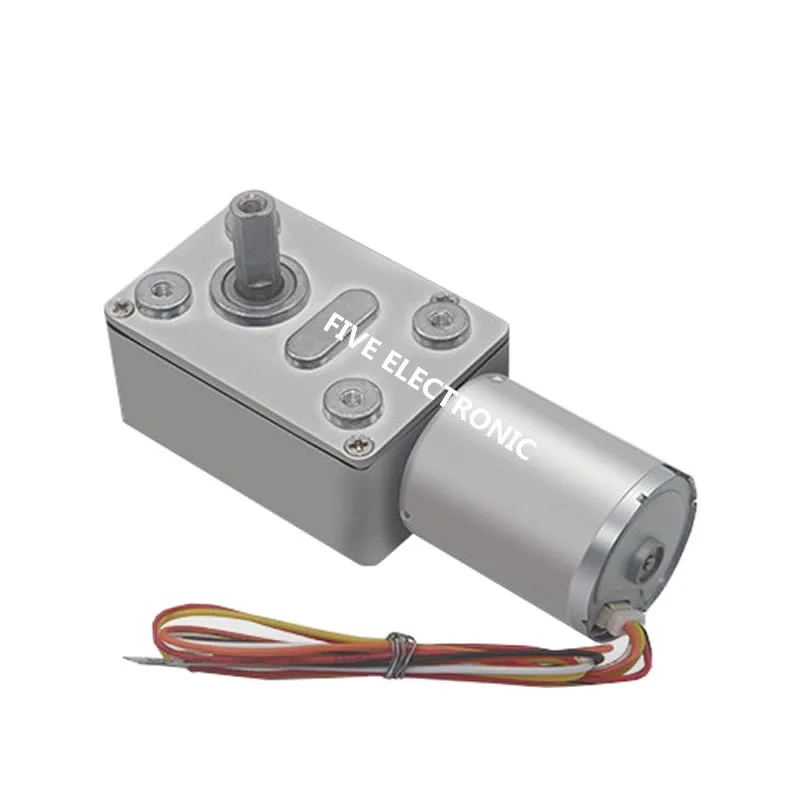 

12V24V JGY-2430 Micro Brushless DC Worm Gear Reduction Motor With 154mm Lead Wiring Long Life