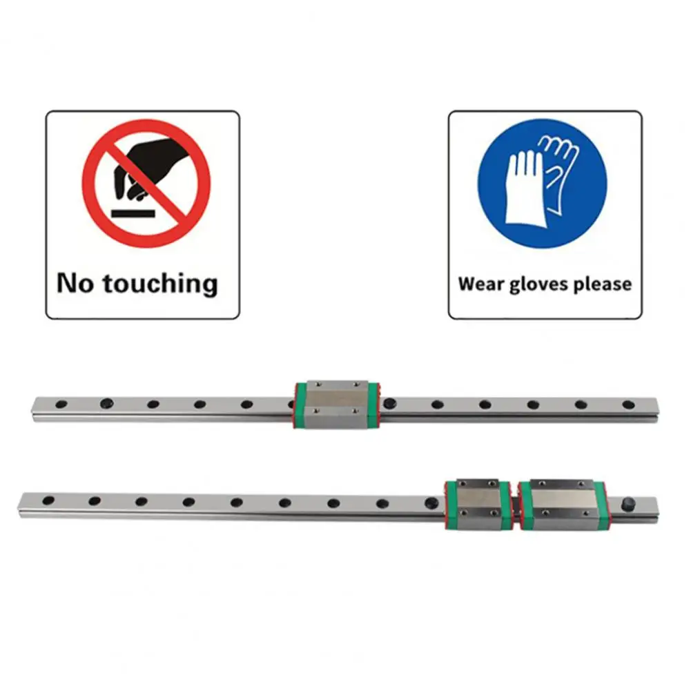 Imagem -02 - Guia Linear do Trilho do Bloco Deslizante do Guia Resistente de Mgn12h 330 mm Baixa Fricção Anti-ferrugem Y-linha Central para a Engenharia Eletrônica