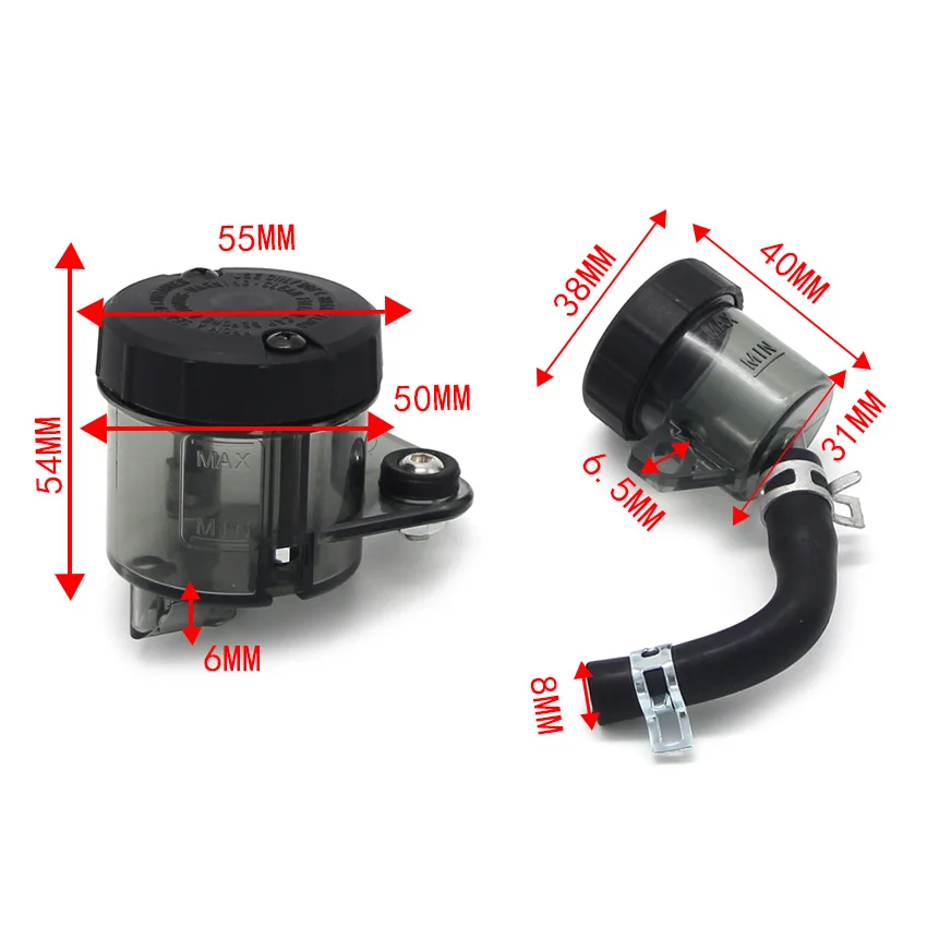 Vorderer und Hinterer Brems- und Kupplungs-Hauptzylinder-Flüssigkeitsbehälter für Ducati Monster Diesel 1000 1100 1200 600 400 695 696 Multistrada S – Detail 4
