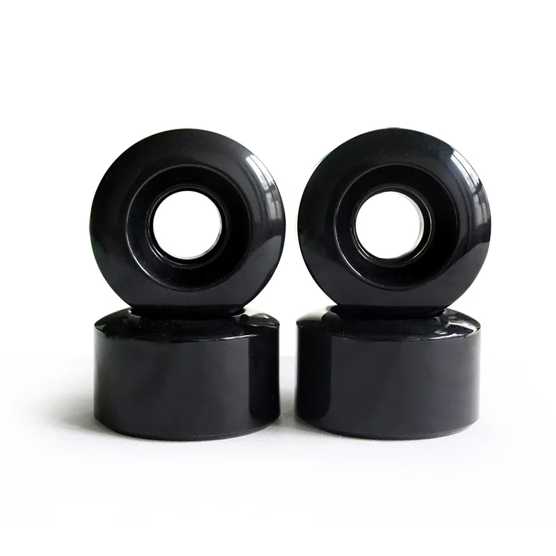 55*32mm skateboard wheels black white PU wheels 78A longboard wheels 4pcs PU wheels