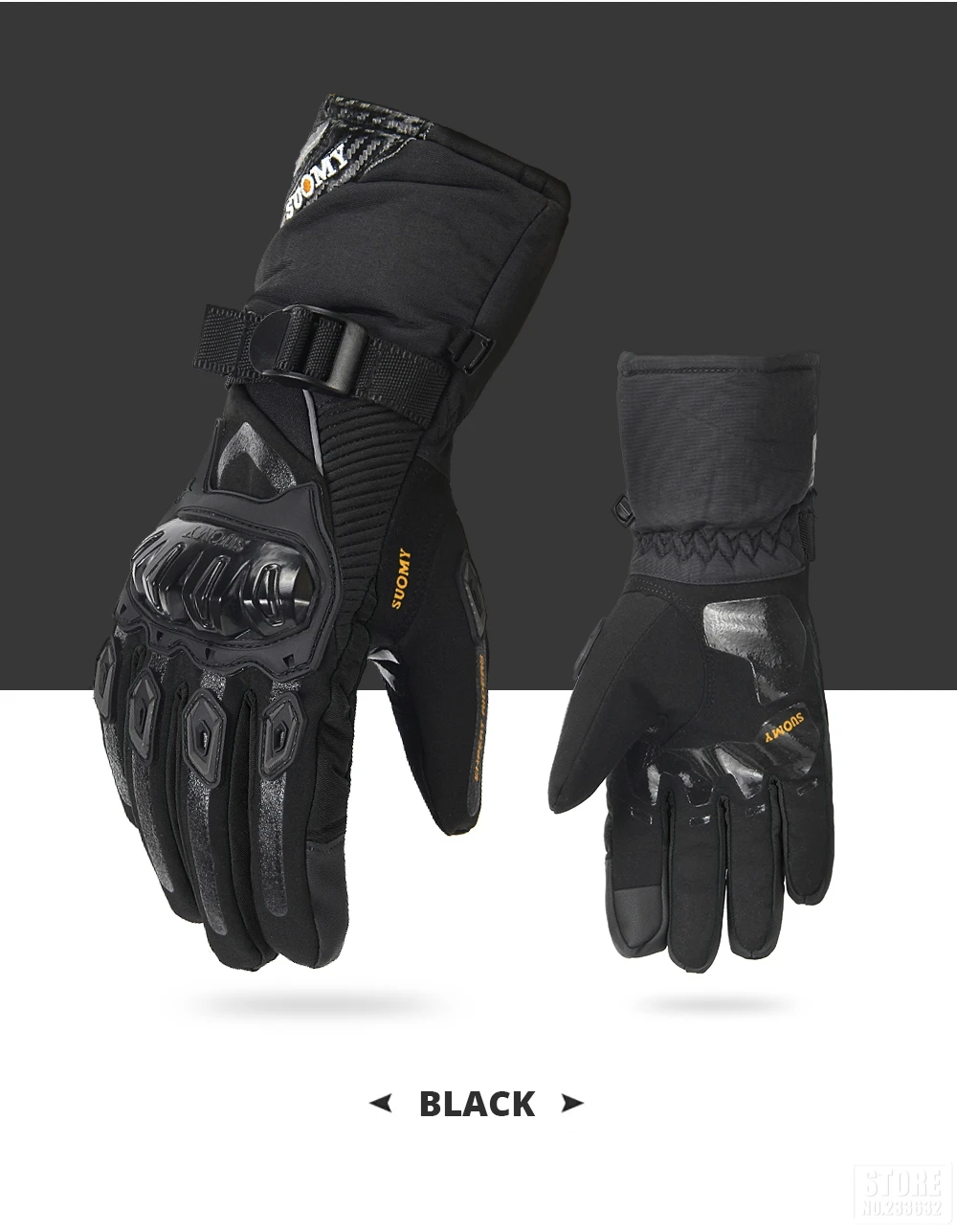 Motorrad Handschuhe Winddicht Wasserdicht Guantes Moto Männer Motorrad Reiten Handschuhe Touchscreen Moto Motocross Handschuhe Winter – Detail 19