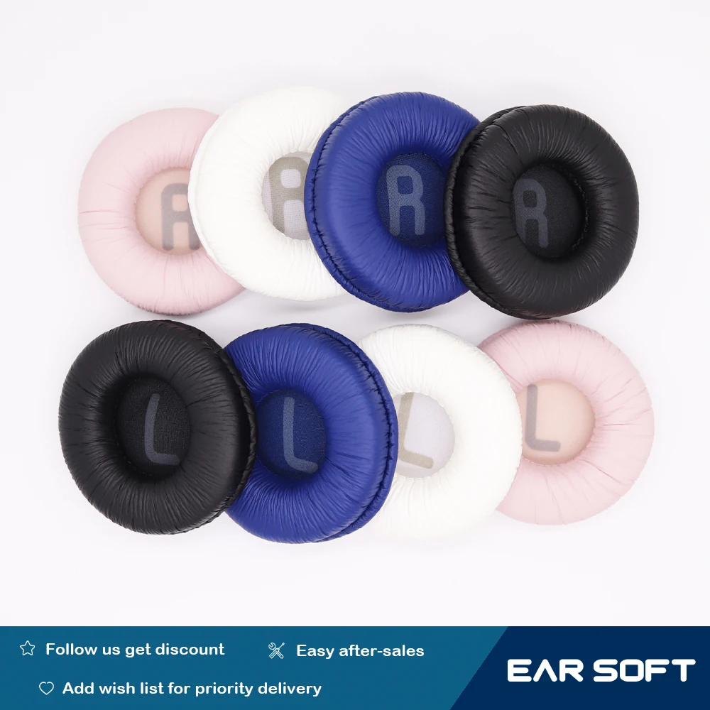 

Earsoft Replacement Ear Pads Cushions for JBL T450 T450BT T500BT JR300BT TUNE600 Headphones Earphones Earmuff Accessories