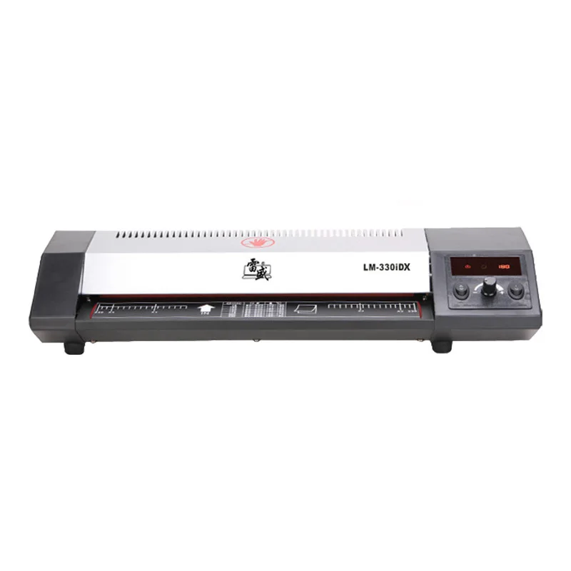 330MM width commercial office documents glue machine digital display temperature A3 photo laminator A4 film machine