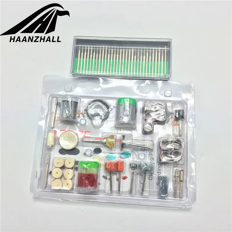 Ferramentas rotativas Kit Acessório, Ferramentas Abrasivas, Mini Broca Acessórios, Bit Set para 1/8 \