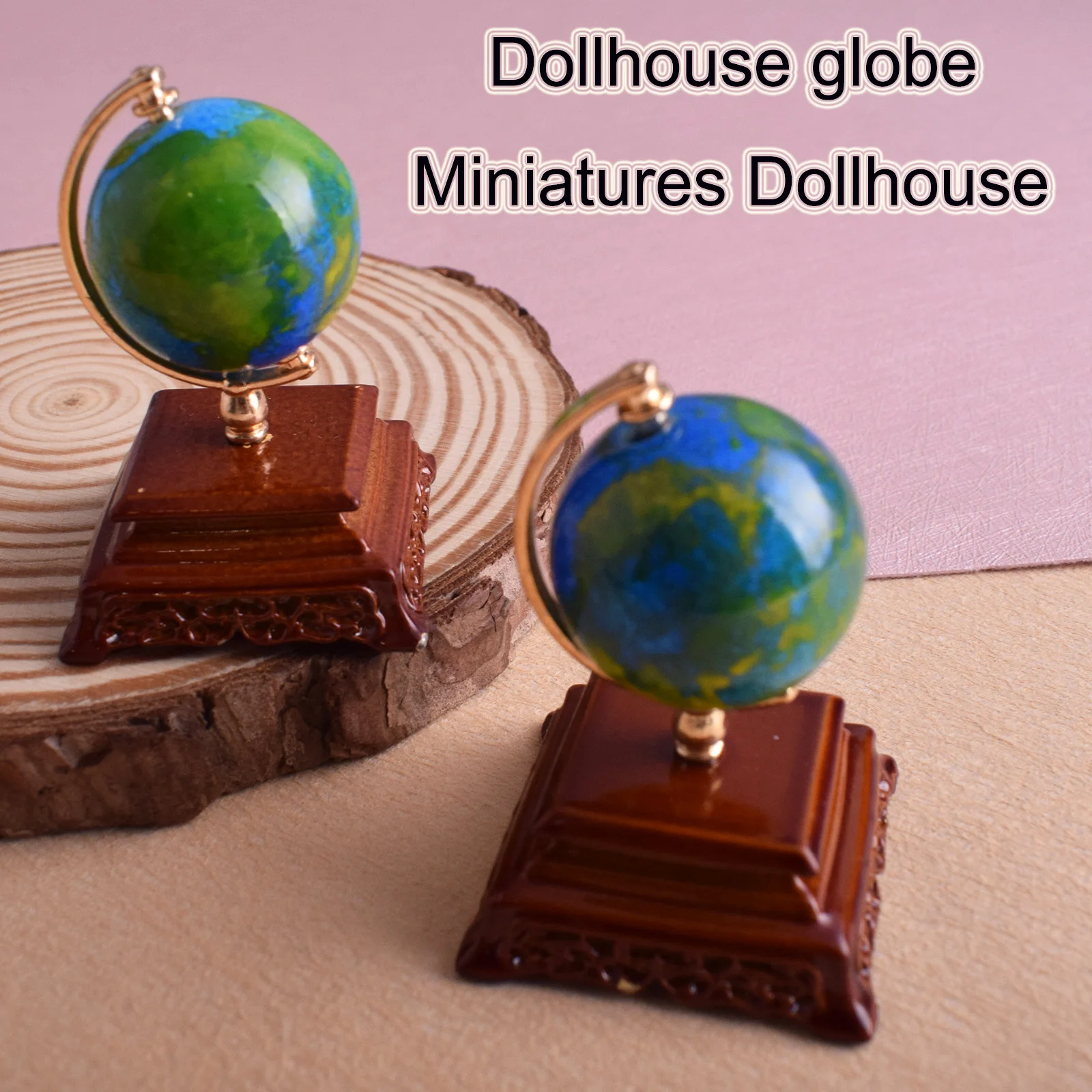 Miniature Earth Globe World Vintage Small Globe Mini Size Decorative Earth Office Globe Table Decor Desk Paper Weight Great Gift