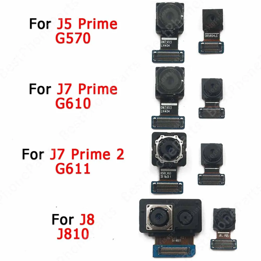 

Rear Front Camera For Samsung Galaxy J7 Prime 2 J5 J8 J810 G570 G610 G611 Back Frontal Selfie Camera Module Spare Parts