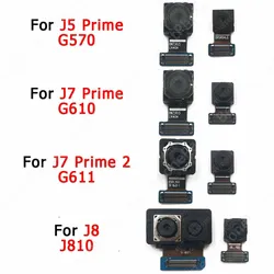 Rear Front Camera For Samsung Galaxy J7 Prime 2 J5 J8 J810 G570 G610 G611 Back Frontal Selfie Camera Module Spare Parts