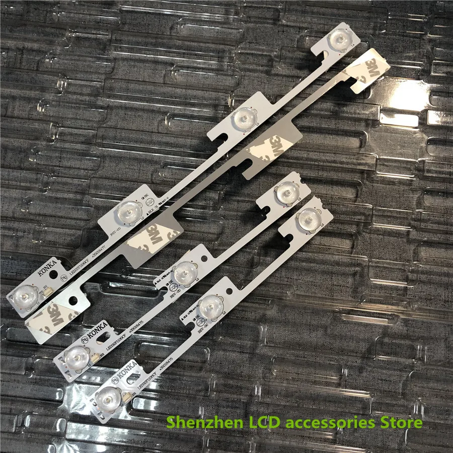 40ชิ้น/ล็อตสำหรับ Universal Konka LED32F1100cf Light Bar 35018475 35018477 35018476 35018478 3V 100% ใหม่